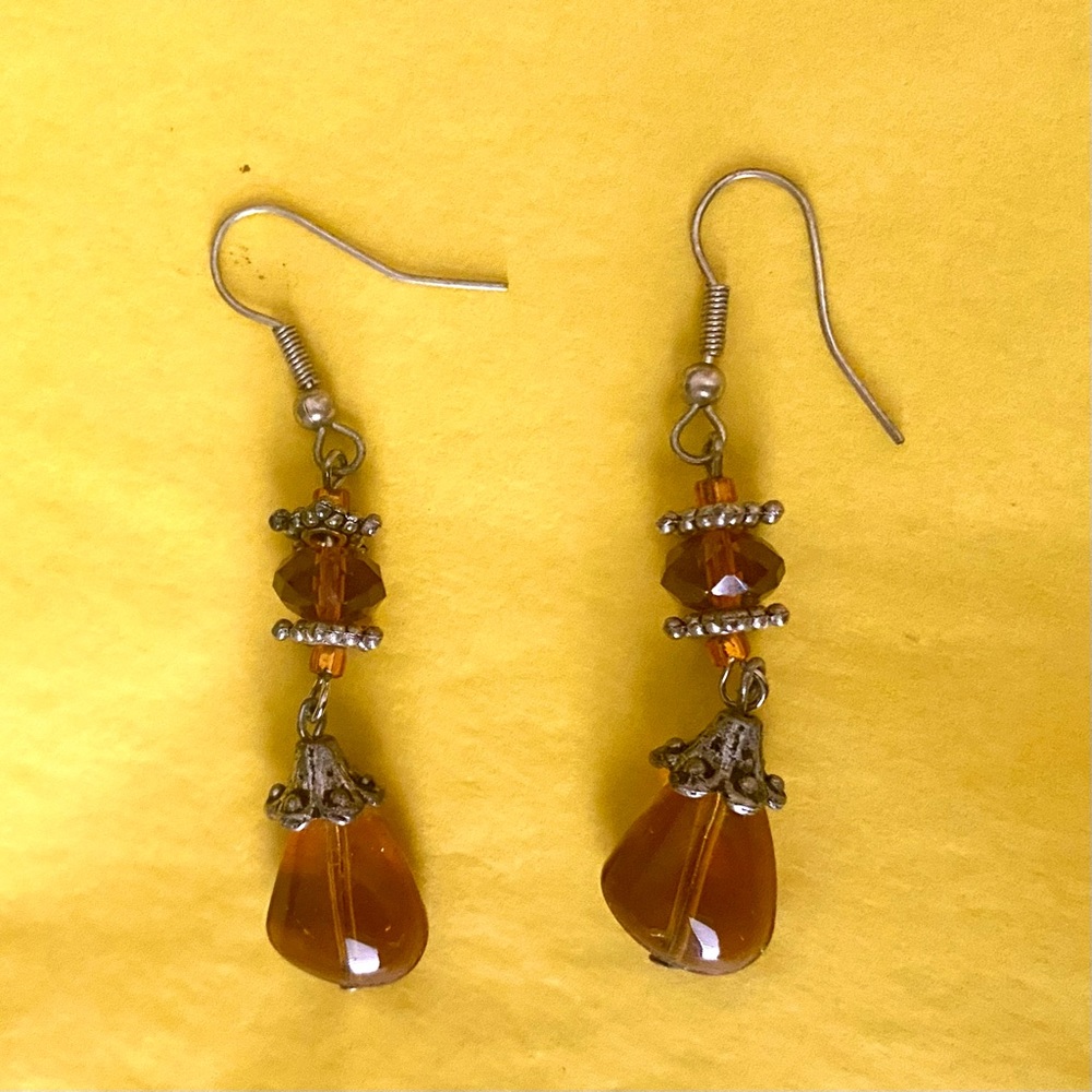 DANGLING HANDMADE COPPER EARRINGS
